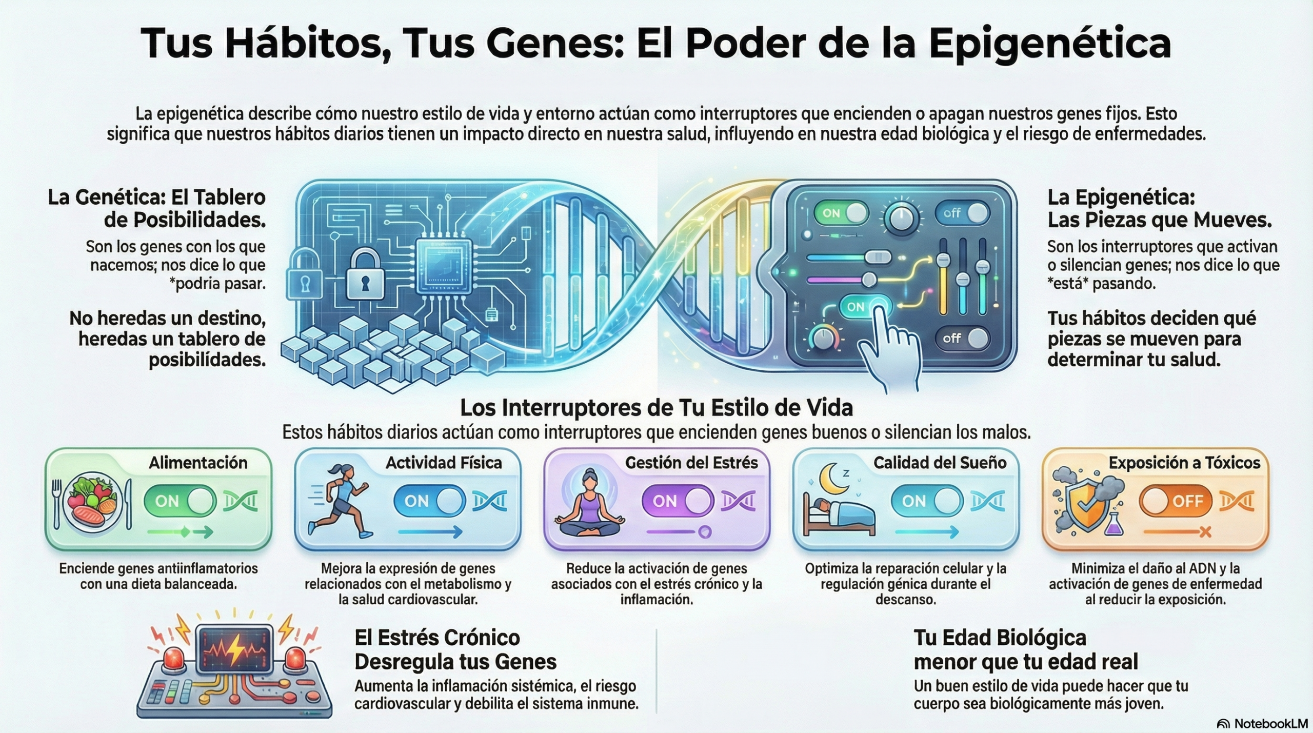 Epigenética y salud: cómo tu estilo de vida activa o silencia tus genes - Es Saludable 371